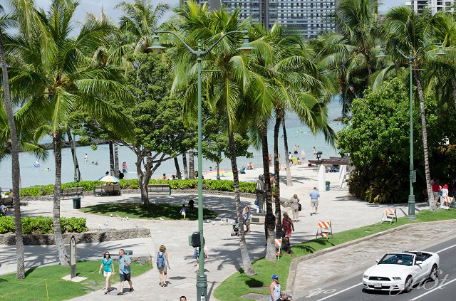 Bild Waikiki Beach am Abreisetag