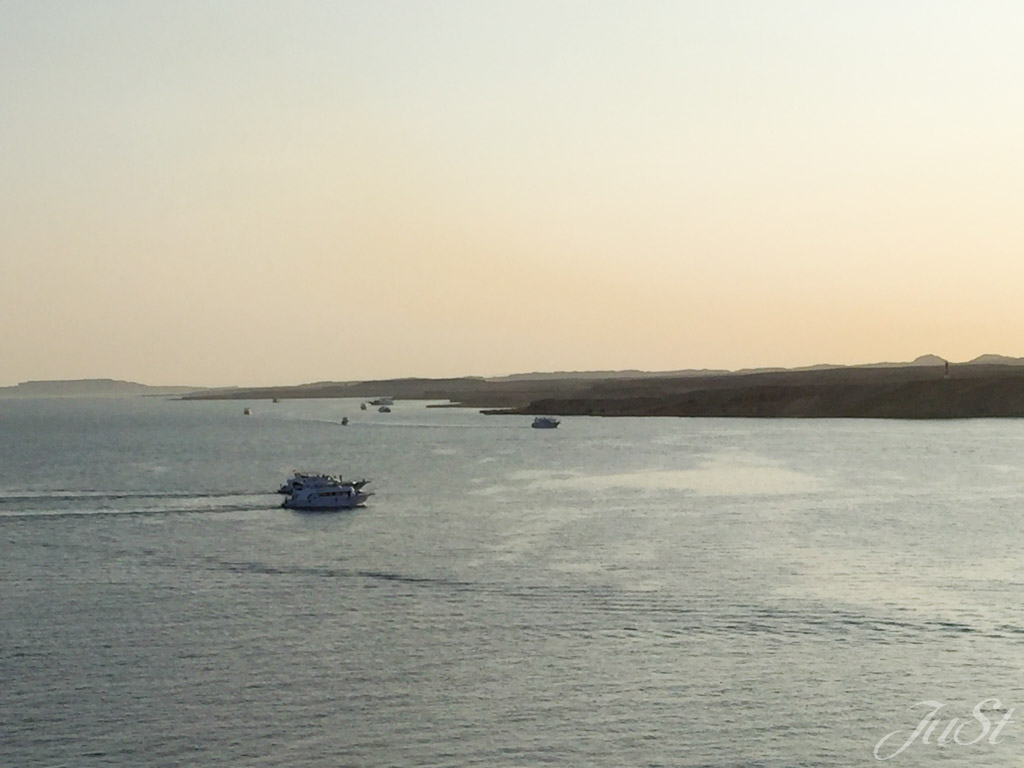 Blick auf die Bucht vor Sharm el Sheikh