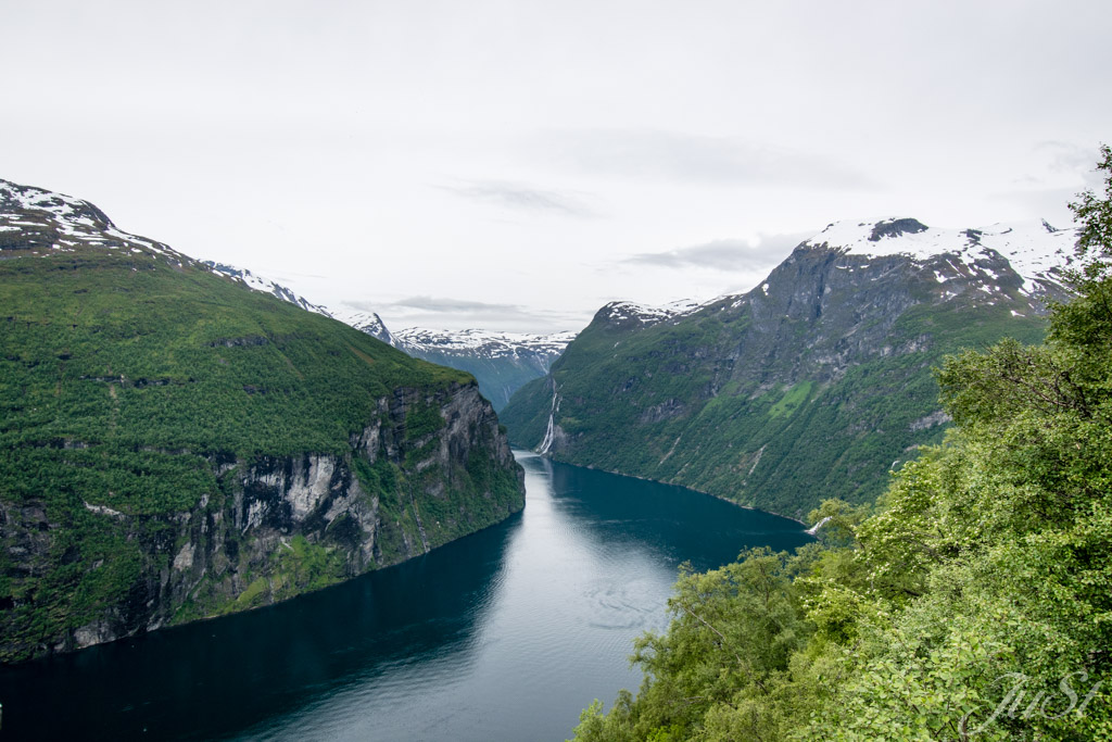 Blick in den Geirangerfjord