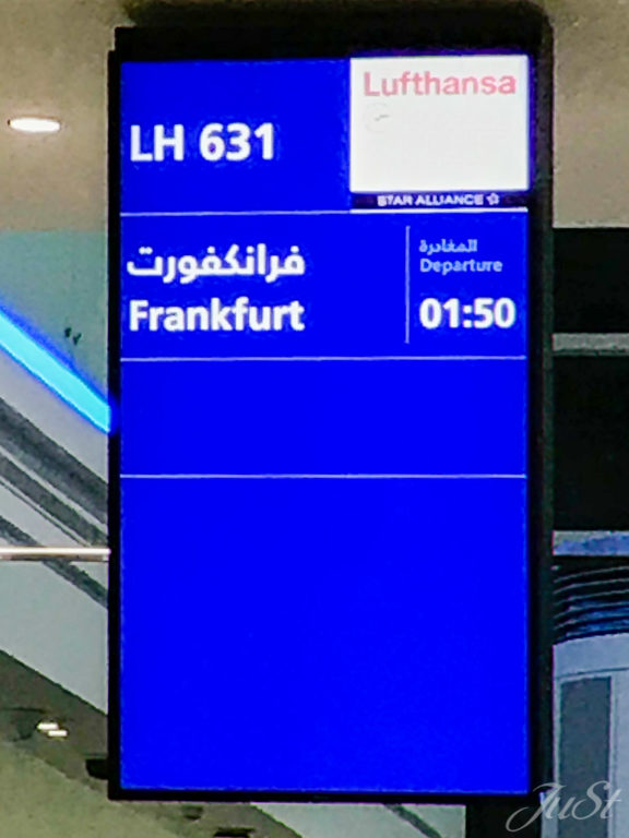 Flug nach Frankfurt von Dubai