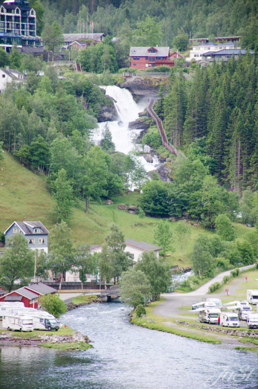 Wasserfall in Geiranger